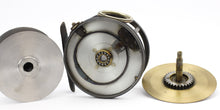 Load image into Gallery viewer, 1900, 4.1/2" Hardy Brass Faced Perfect, Salmon-Fly Reel with line guide