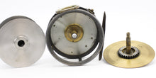 Load image into Gallery viewer, 1900, 4.1/2" Hardy Brass Faced Perfect, Salmon-Fly Reel with line guide