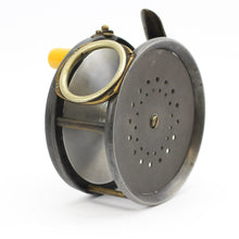 Load image into Gallery viewer, 1900, 4.1/2" Hardy Brass Faced Perfect, Salmon-Fly Reel with line guide