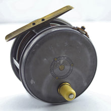 Load image into Gallery viewer, 1912, 4¼" Hardy Perfect, Wide Drum, Engraved 'R.L.S.'