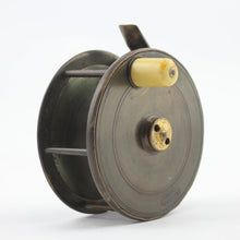 Load image into Gallery viewer, A Rare P.D. Malloch Of Perth Number 9 Patent Brake All Brass Salmon Fly Reel