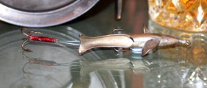 A Rare Silver 2.1/4" Geens Chase-Me-Bait