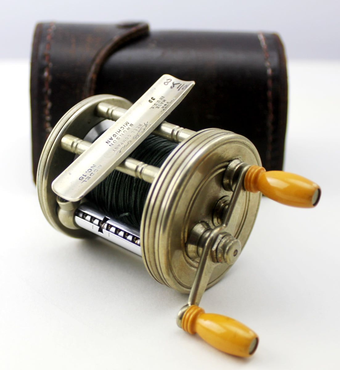 Bronson Nickel Silver Level Wind Multiplier with Case – Ireland's Antique  Fishing Tackle