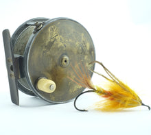 Load image into Gallery viewer, RESERVED 1895, 4½&quot; Brass Faced Perfect Reel (Antique)