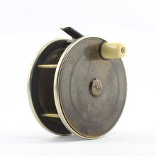 Load image into Gallery viewer, P.D. Malloch Brass Reel 4 ¾&quot;