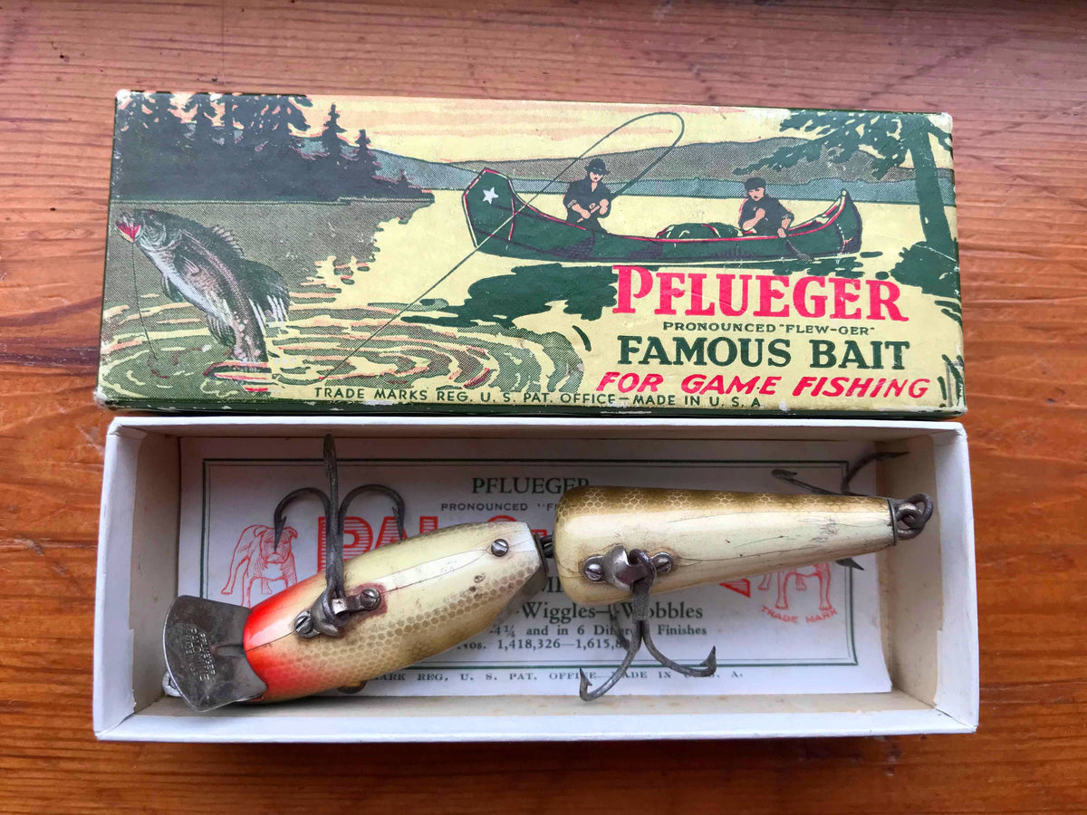 Pflueger, famous Vintage Bait, (Jointed-minnow) Used(1)