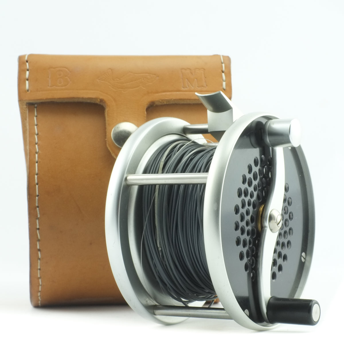 4” Bo Mohlin Salmon-fly Reel & Leather case