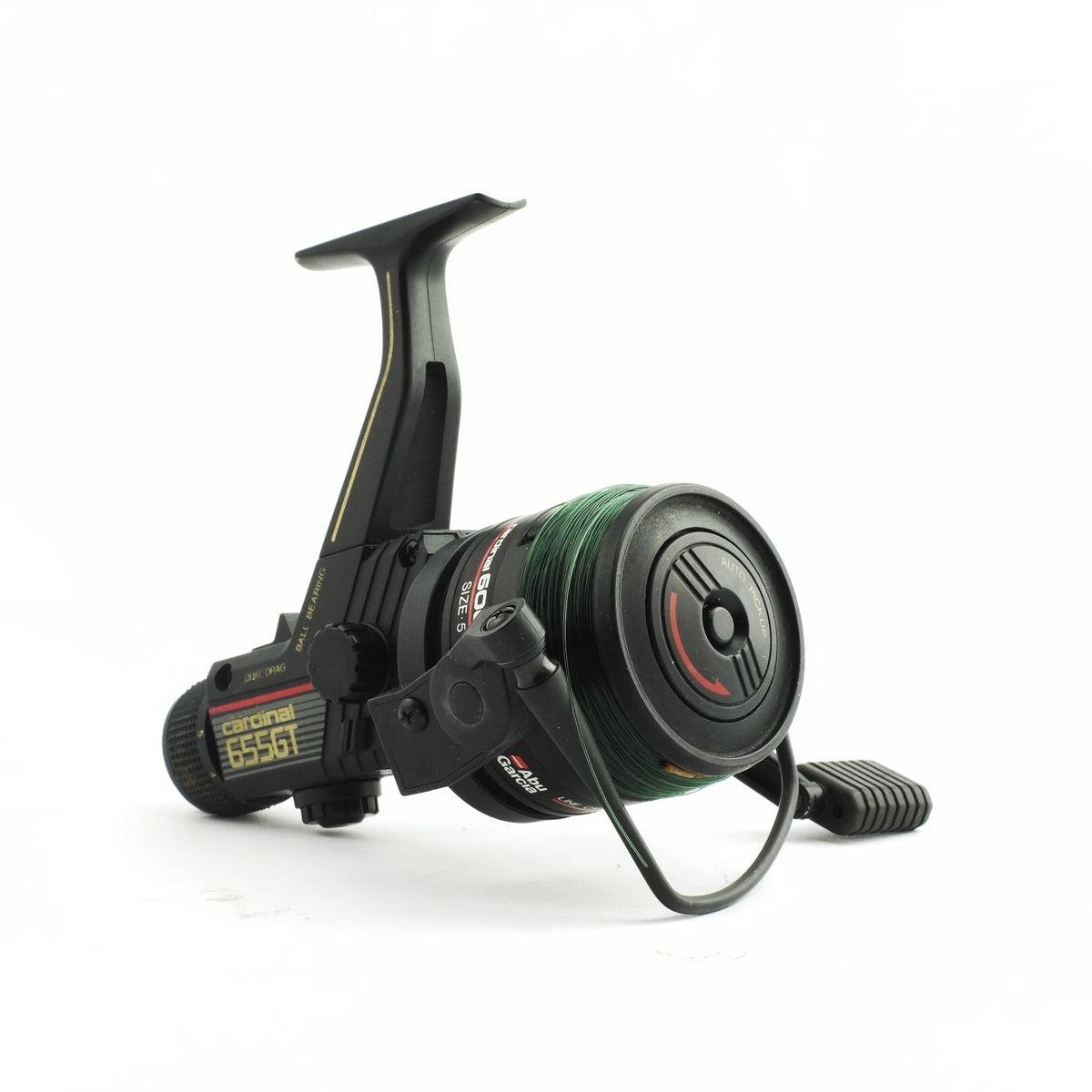 The Used Old Version- Sweden Designed 'Abu Garcia' Spinning Reel=  Cardinal-C4X(Gear ratio: 5.1:1, Line cap: 12 lb/160yds, 8lb/230yds).,  Sports Equipment, Fishing on Carousell