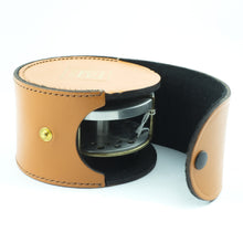 Load image into Gallery viewer, Large Hardy Block Leather Case Fits 4&quot; or 4¼&quot; Reels