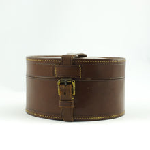 Load image into Gallery viewer, Circular Leather Collar Case Fits up to 5½&quot;