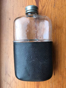 Antique Pewter Hip Flask