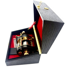 Load image into Gallery viewer, A Rare ABU Ambassadeur 5500 CDL 40 year anniversary reel in a black presentation case