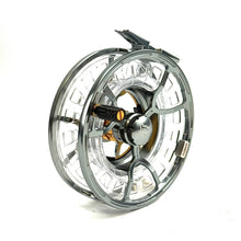 Load image into Gallery viewer, Hardy Averon 7000 cassette reel with two spare spools in box and pouch unused