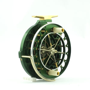 A Ltd Edition, Green, Garry Mills, 4.1/2" 'Broadlands Perfection' Reel (Pre-owned/Unused)