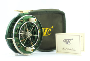A Ltd Edition, Green, Garry Mills, 4.1/2" 'Broadlands Perfection' Reel (Pre-owned/Unused)