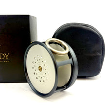 Load image into Gallery viewer, a 1921 HARDY PERFECT NEW TRIBUTE 3.3/4" WITH LINE GUIDE LEFT HAND