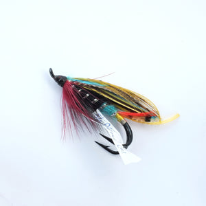"Black Dose" Double Hook, Salmon-fly 5/0