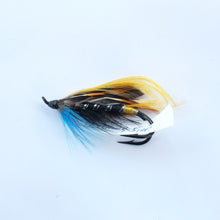 Load image into Gallery viewer, &quot;Evening Star&quot; Double Hook, Salmon-fly 5/0