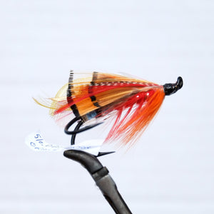 "Orange Parson" Double Hook, Salmon-fly 5/0