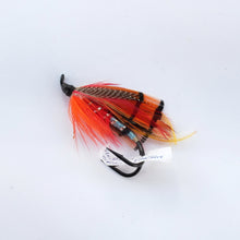 Load image into Gallery viewer, &quot;Orange Parson&quot; Double Hook, Salmon-fly 5/0