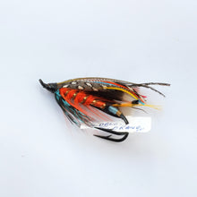 Load image into Gallery viewer, 27 x Double Hook Salmon flies, Tied in hand by Ken Middlemiss Ex-Hardy fly Dresser
