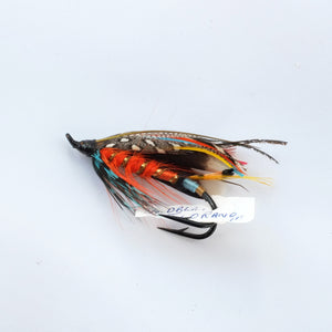 27 x Double Hook Salmon flies, Tied in hand by Ken Middlemiss Ex-Hardy fly Dresser