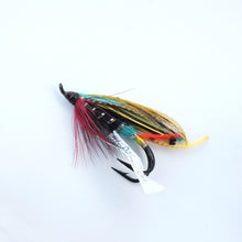 Load image into Gallery viewer, 27 x Double Hook Salmon flies, Tied in hand by Ken Middlemiss Ex-Hardy fly Dresser