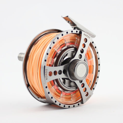 A Hardy Demon 7000 with Pouch & Spare Spool