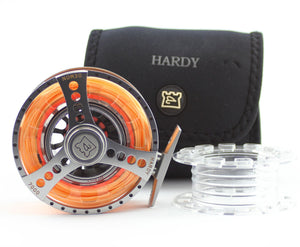 A Hardy Demon 7000 with Pouch & Spare Spool