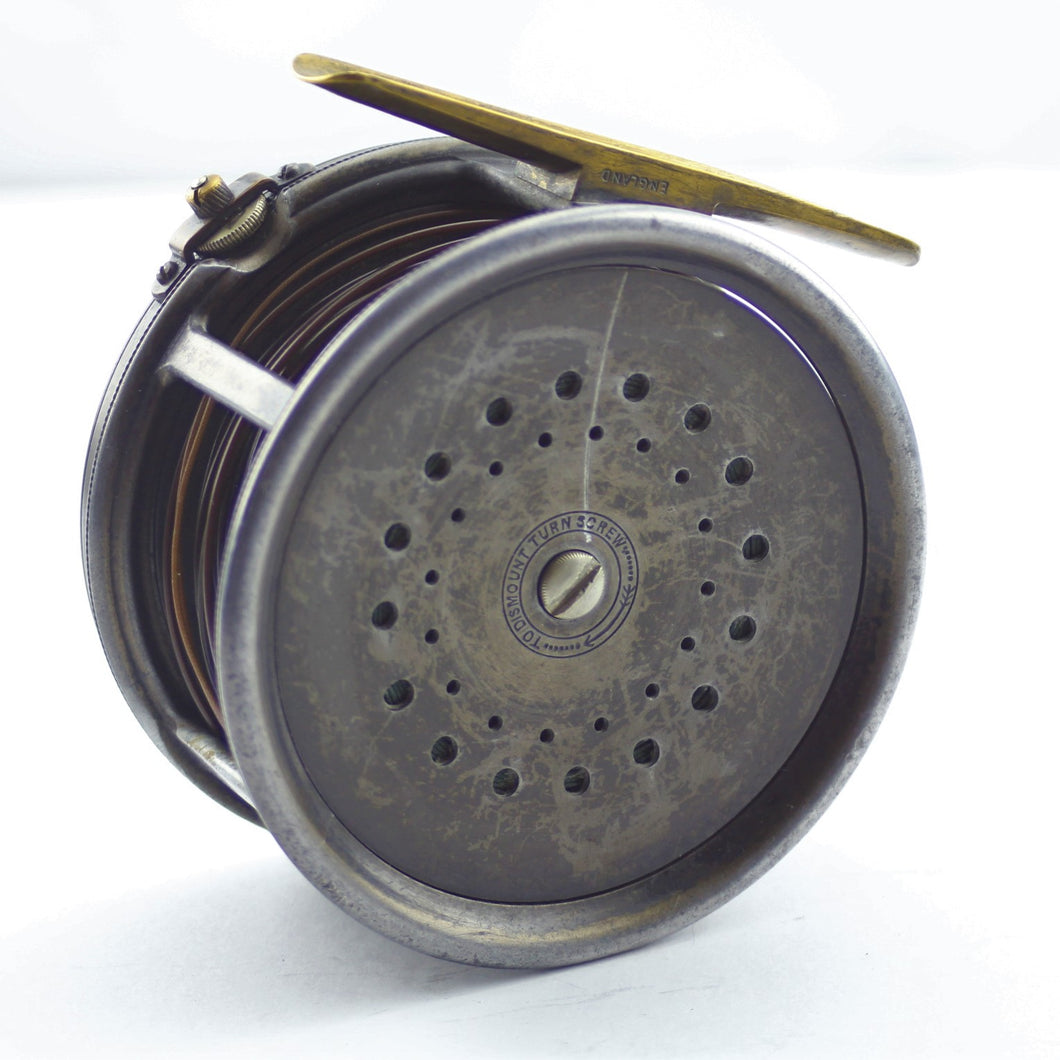 antique hardy fly fishing reels 1912, 4¼" Hardy Perfect, Wide Drum, Engraved 'R.L.S.' – Ireland's Antique Fishing Tackle