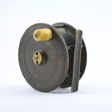 Load image into Gallery viewer, A Rare P.D. Malloch Of Perth Number 9 Patent Brake All Brass Salmon Fly Reel