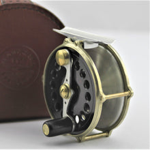 Load image into Gallery viewer, A 3&quot; Ted Godfrey Raised Pillar Trout Reel with Westminster Handle