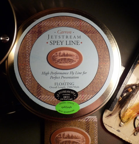 A Carron Jetstream Floating 150ft/50yds 10/11 Spey line - 65ft Head Length Next Generation