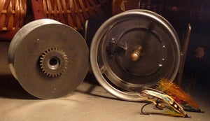 A Hardy 4" Uniqua Salmon Fly Reel Stamped Hardy's Uniqua Patent Reel