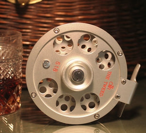 A Rare Left Hand Ari 'T Hart S3 Salmon Reel, Number 518