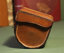 Load image into Gallery viewer, Farlows Block Leather Reel Case (Fits Reel up to 1.5/8ths x 2.7/8ths)