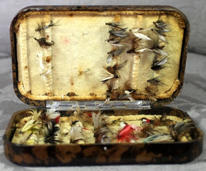1940's, Hardy Neroda Ginger Fly Box (Vintage)
