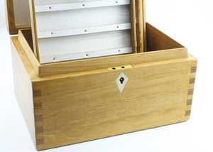 Peter Loam Handcrafted Oak Fishing Fly Box (New)