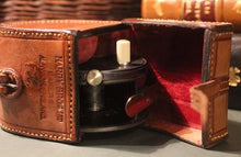 Load image into Gallery viewer, Vintage 3.1/4&quot; 1921 Wide Drum Hardy Perfect Reel, with Hardy Leather Case