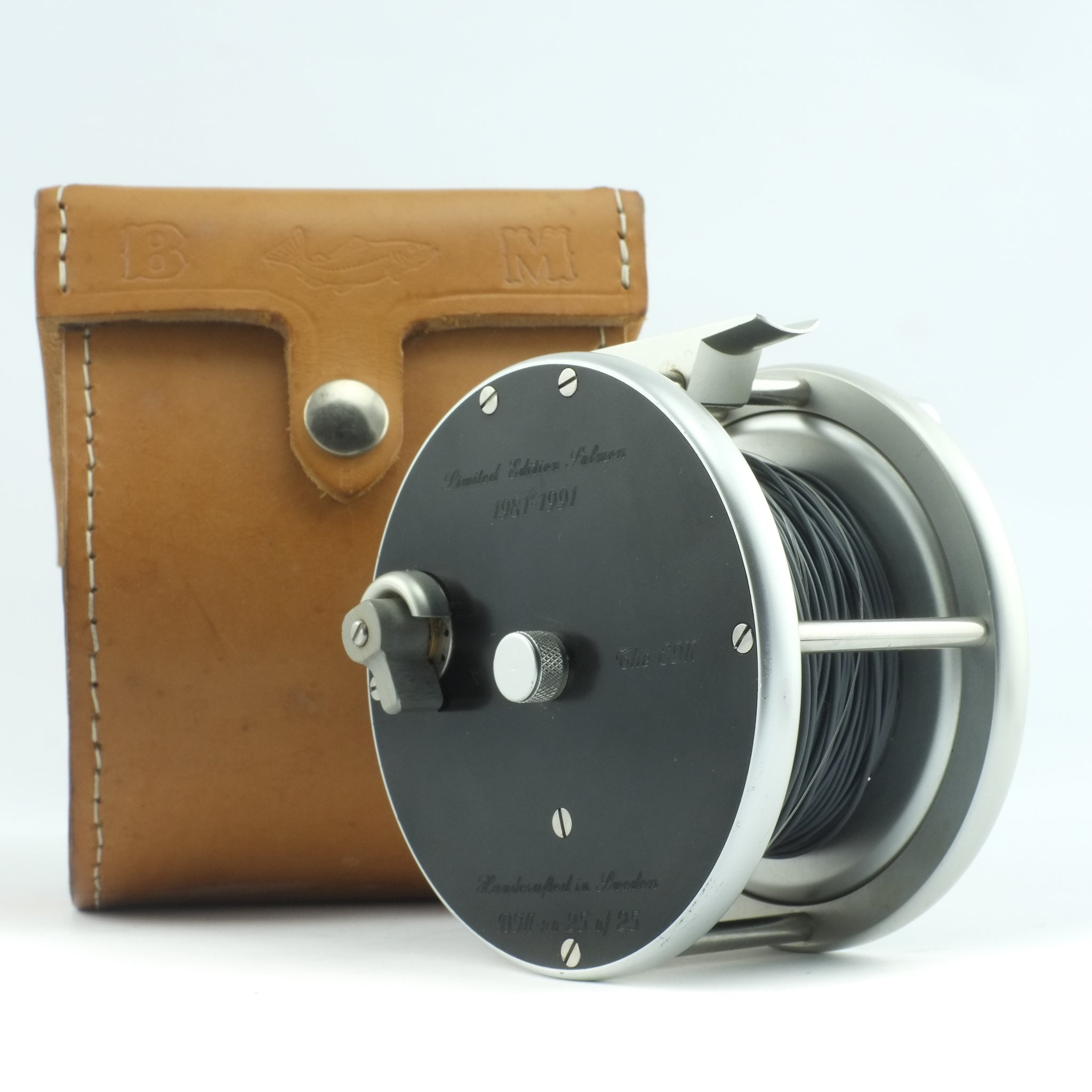 RESERVED 4” Bo Mohlin Salmon-fly Reel & Leather case – Ireland's